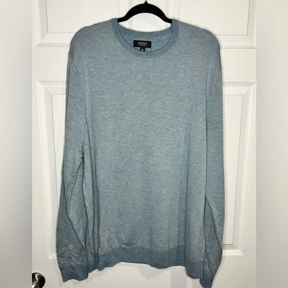 Nordstrom Men’s Wool Blend Sweater - Blue - Size 3XL